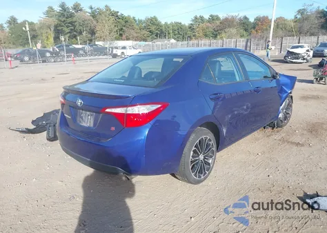 2016 Toyota Corolla S Plus из США, поврежденный, VIN 2T1BURHE9GC619150